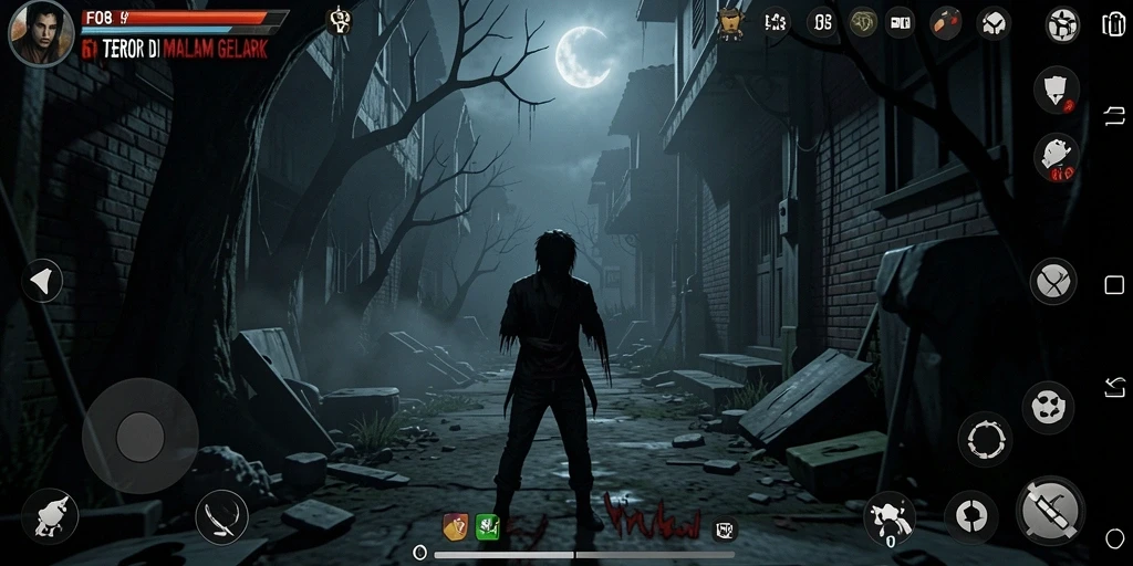 Gameplay F08 yang menegangkan dengan suasana Horror.