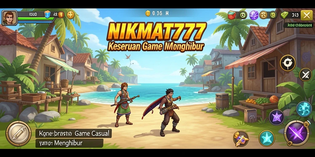 Tampilan gameplay NIKMAT777 yang asyik dan berwarna.