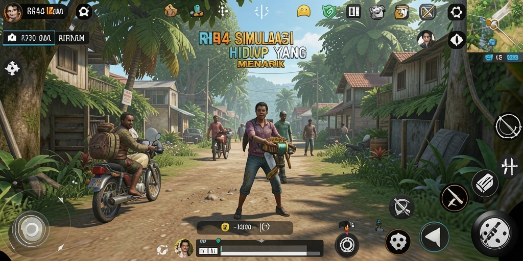 Tampilan gameplay simulasi yang menarik dari RR44.