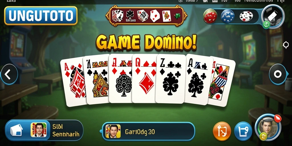Tampilan gameplay UNGUTOTO dengan desain menarik dan interaksi pemain.