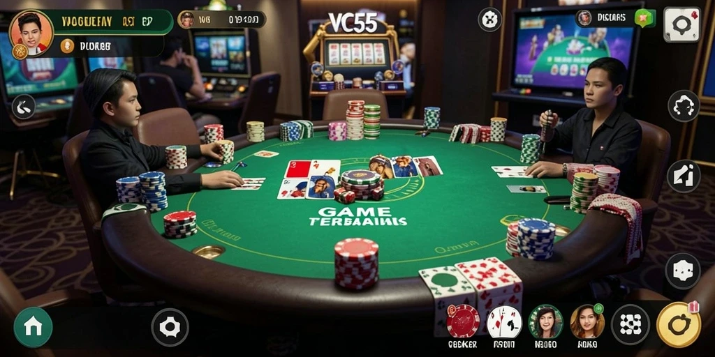 Tampilan gameplay VC55 yang seru dan mendebarkan.