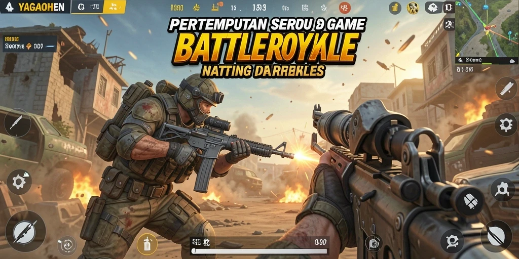 Gameplay YAGAOHEN dalam momen pertempuran yang intens.