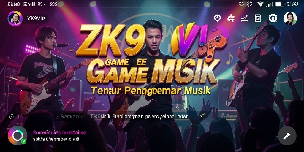 Tampilan gameplay ZK9VIP yang menarik dengan berbagai mode musik.