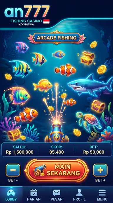 Tampilan antarmuka pengguna an777 yang sederhana dan mudah digunakan.